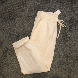 NWT J. Crew linen drawstring pants